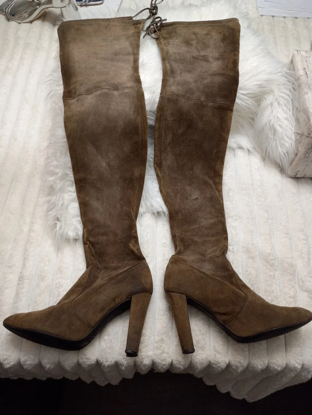 Stuart Weitzman Over-the-Knee  Suede Women’s Boots in Brown SZ 7